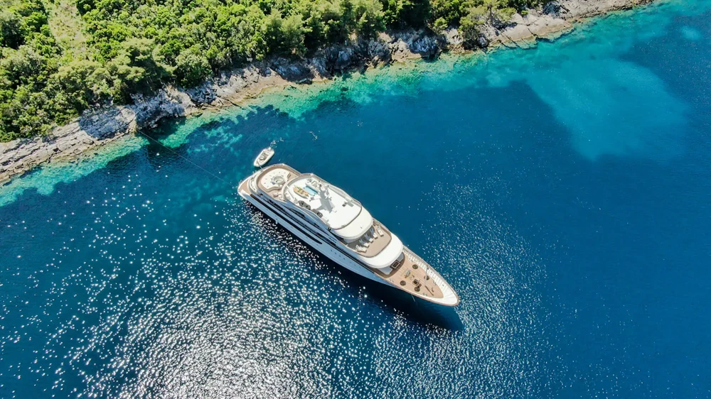 Custom Line Anthea Yacht in Adriatic sea